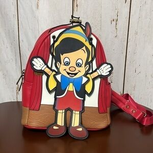 Loungefly‎ Disney Pinocchio 'Marionette' Backpack w/ Movable Arms | NWT